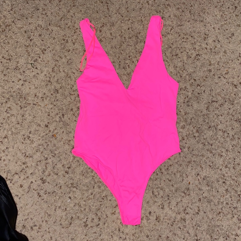 Hot Pink Zara bodysuit